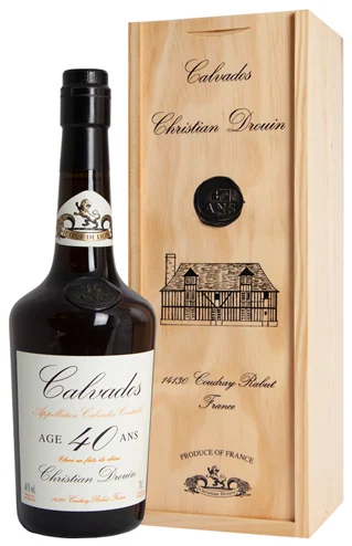 Кальвадос Christian Drouin Calvados 40 ans 40%, 0,7 л — Франция