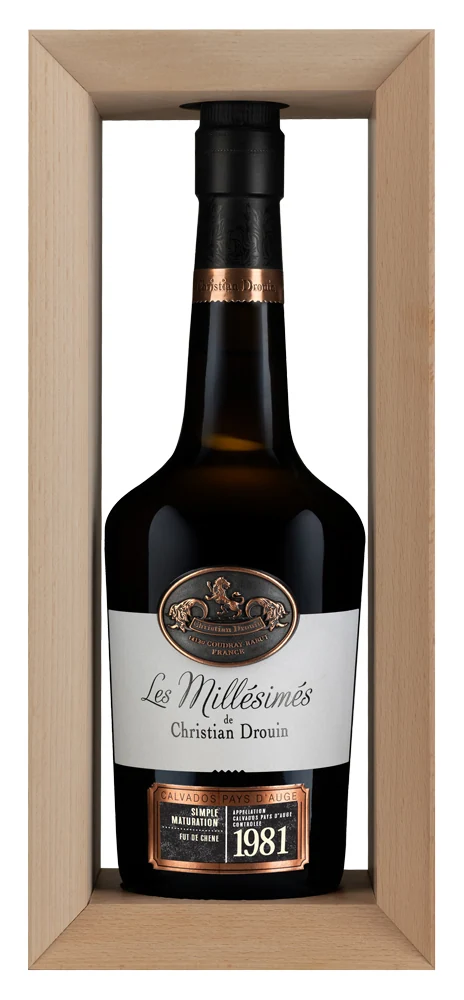 Кальвадос Christian Drouin Calvados Pays d`Auge 1981 42%, 0,7 л — Франция