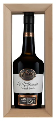 Кальвадос Christian Drouin Calvados Pays d`Auge 1981 42%, 0,7 л — Франция