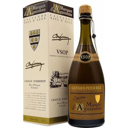 Кальвадос Marquis d'Aguesseau VSOP 4 ans (gift box), 0,7 л — Франция