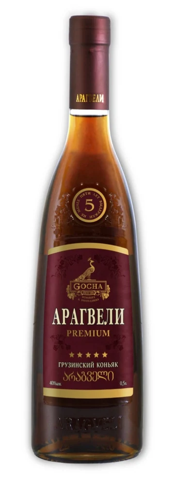 Бренди Арагвели 5*, 0,5 л — Грузия