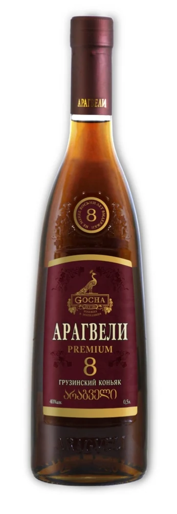 Бренди Арагвели 8*, 0,5 л — Грузия