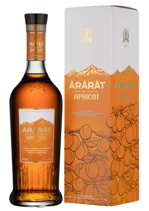 Бренди Арарат со вкусом абрикоса в подарочной упаковке, 0,5 л — Армения