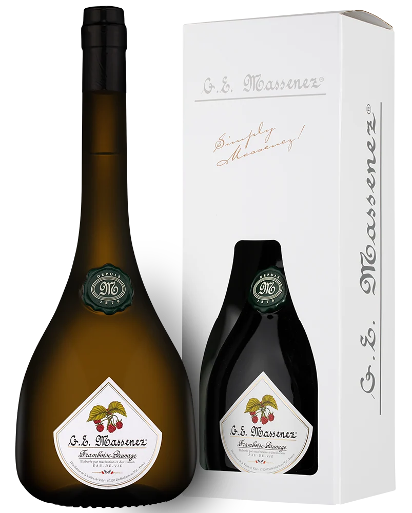 Бренди G. E. Massenez Eau-de-Vie Framboise Sauvage в подарочной упаковке, 0,7 л — Франция