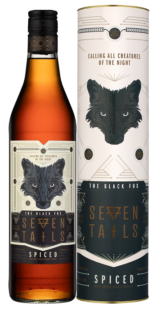 Бренди Seven Tails Spiced в подарочной упаковке, 0,7 л — Франция