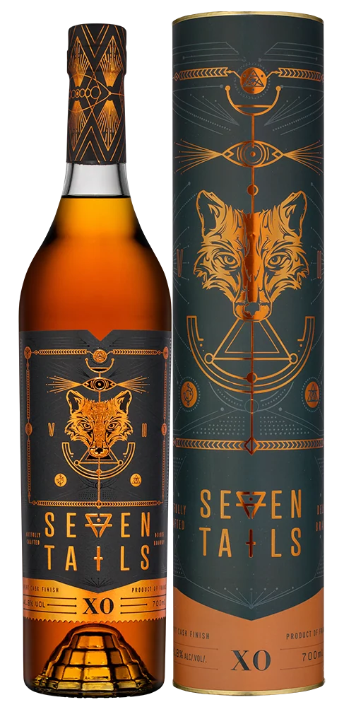 Бренди Seven Tails XO в подарочной упаковке, 0,7 л — Франция