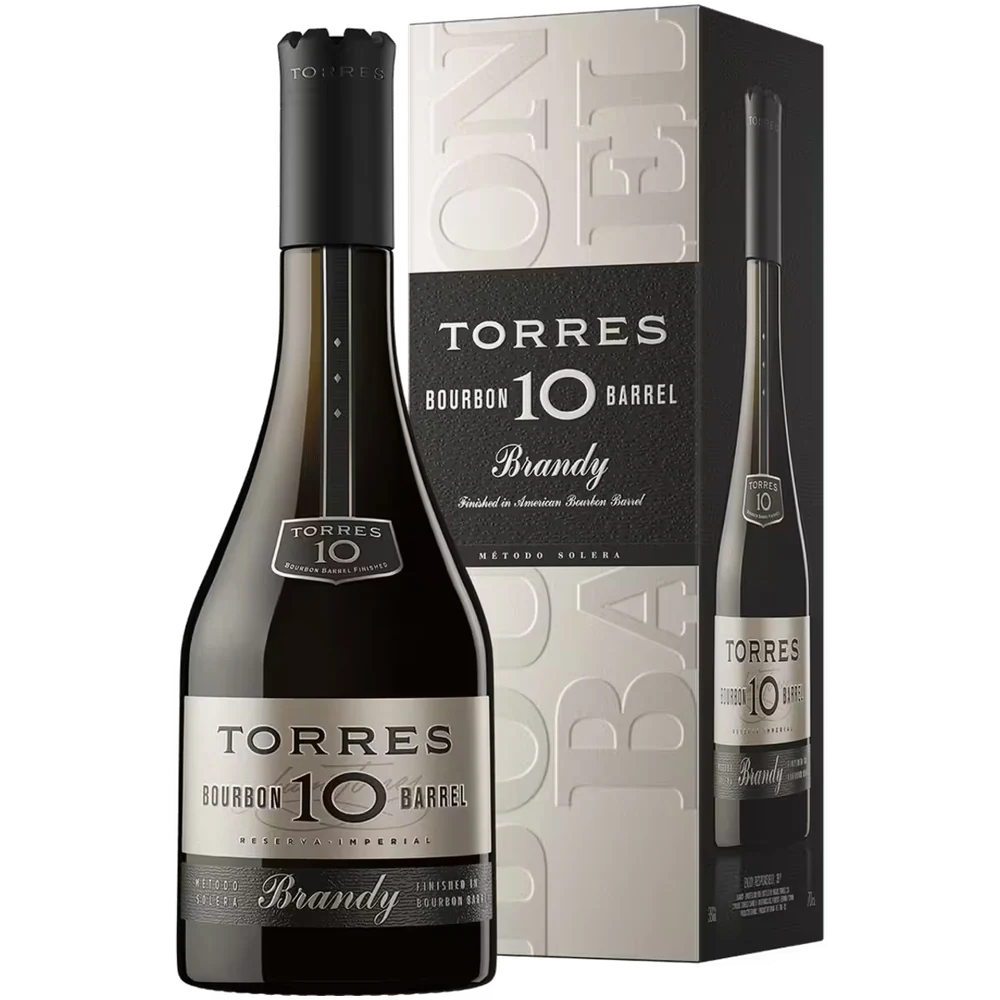 Бренди Torres 10 Bourbon Barrel 0,7 л в подарочной упаковке — Испания
