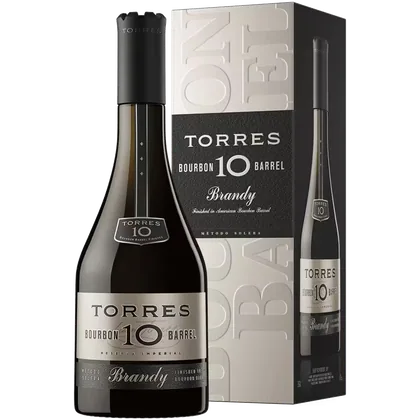 Бренди Torres 10 Bourbon Barrel 0,7 л в подарочной упаковке — Испания