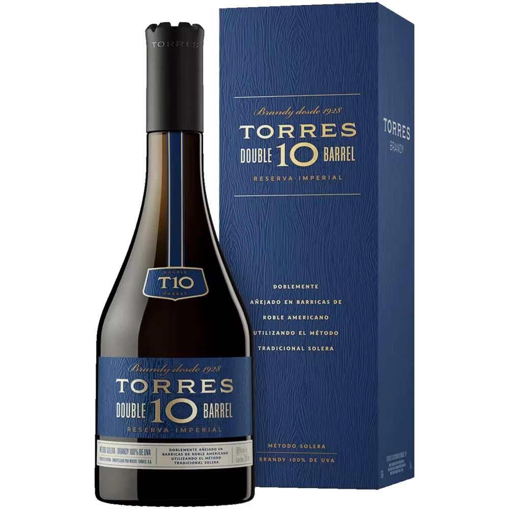 Бренди Torres 10 Double Barrel 0,7 л в подарочной упаковке — Испания