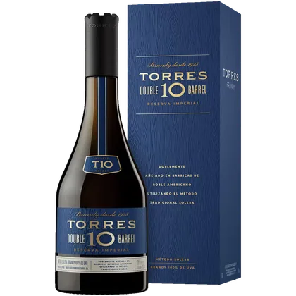 Бренди Torres 10 Double Barrel 0,7 л в подарочной упаковке — Испания