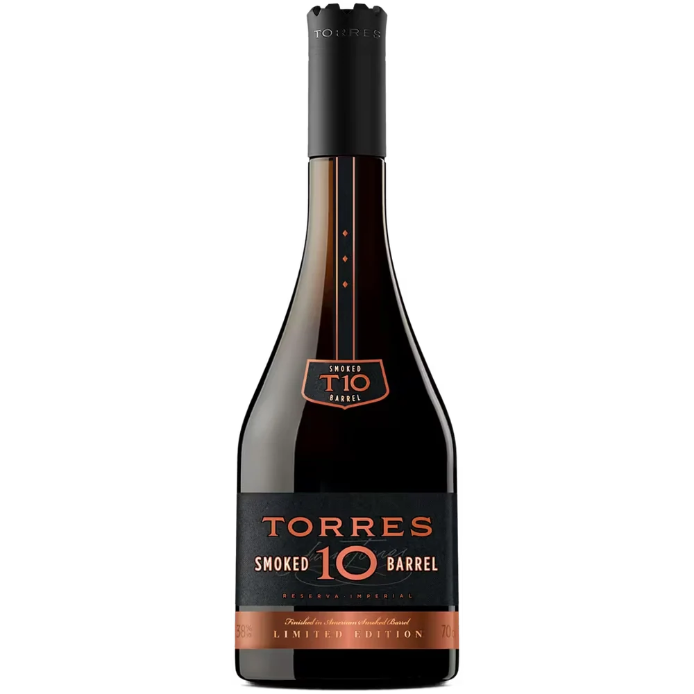 Бренди Torres 10 Smoked Barrel 0,7 л в подарочной упаковке — Испания