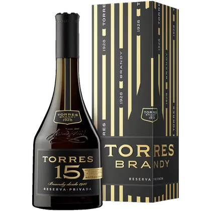 Бренди Torres 15 0,7 л в подарочной упаковке — Испания