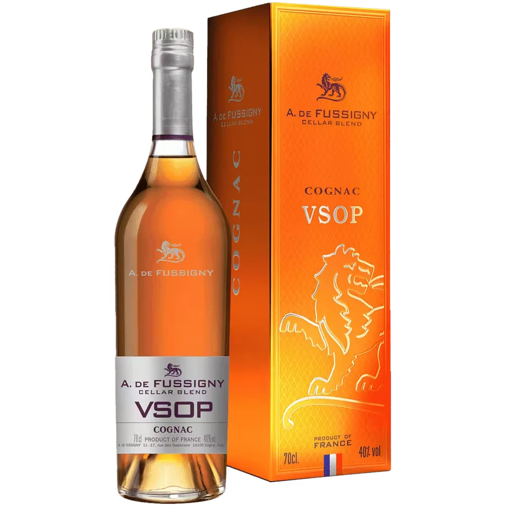 Коньяк A. de Fussigny Cellar Blend VSOP 0,7 л в подарочной упаковке — Франция