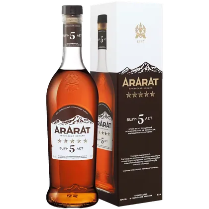 Коньяк Арарат 5 лет 0,5 л в подарочной упаковке — Армения
