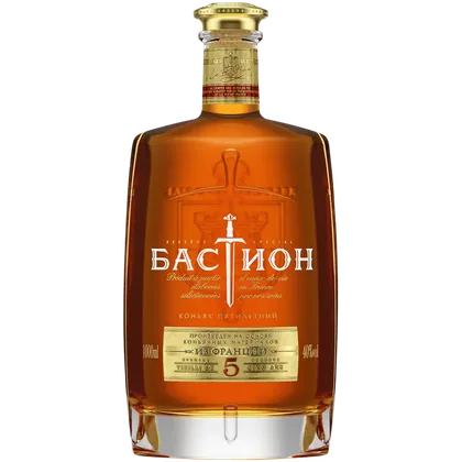 Коньяк Бастион 5 лет, 1 л — Россия