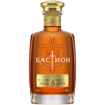 Коньяк Бастион пятилетний, 0,25 л — Россия