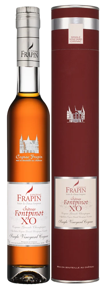 Коньяк Domaine Chateau de Fontpinot XO Grande Champagne Premier Grand Cru в подарочной упаковке, 0,35 л — Франция