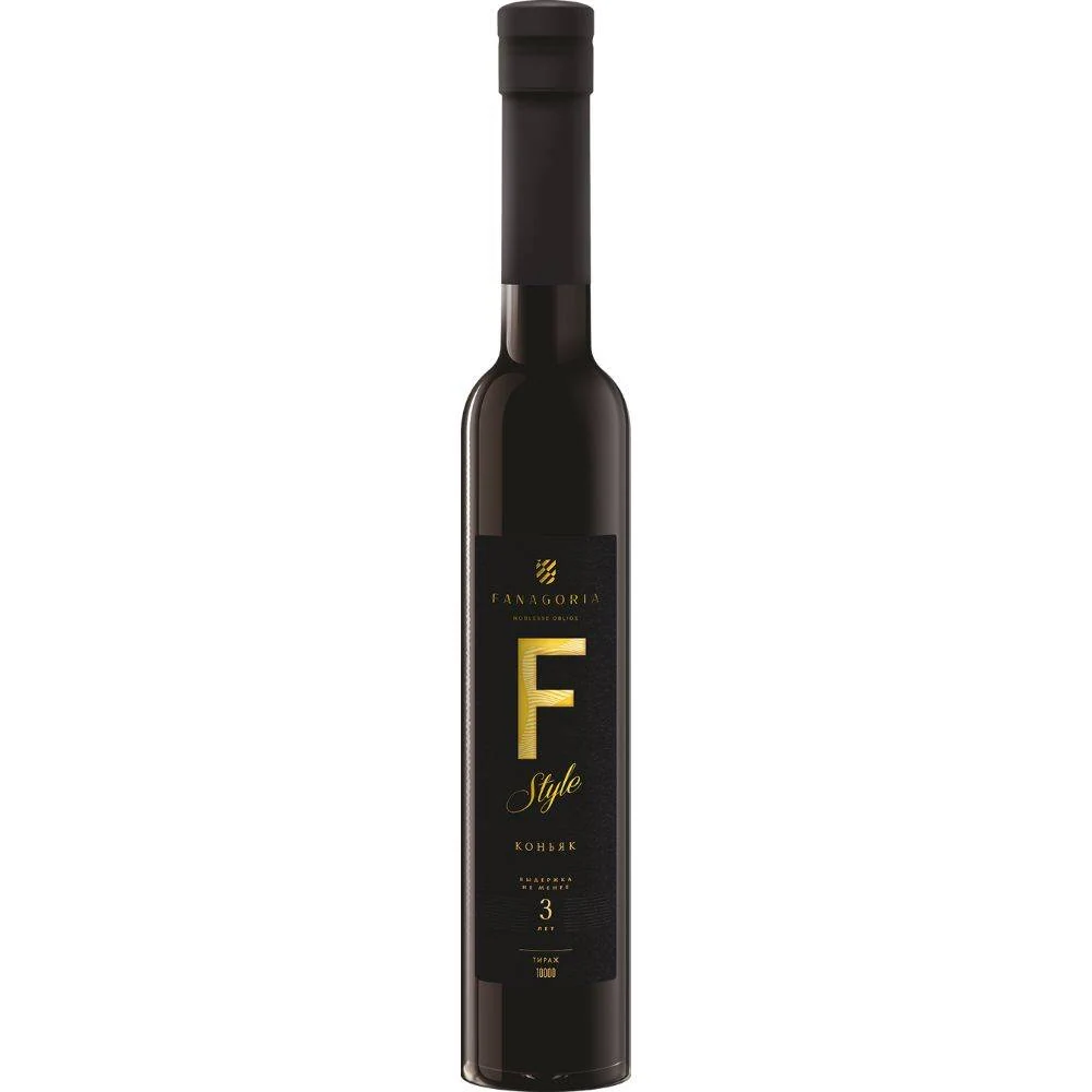 Коньяк Fanagoria F-Style 3 Years Old 2020 г, 0,375 л — Россия