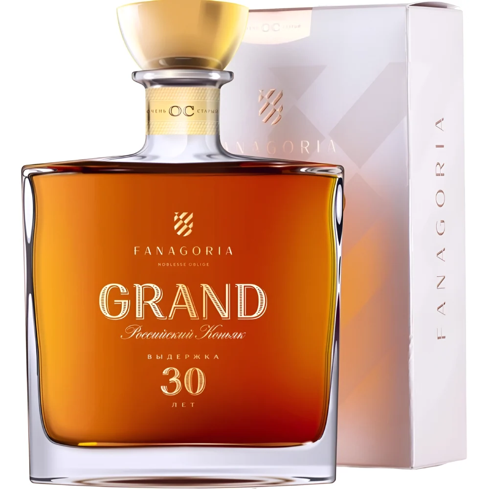 Коньяк Fanagoria Grand 30 Years Old (gift box) 1987 г, 0,7 л — Россия