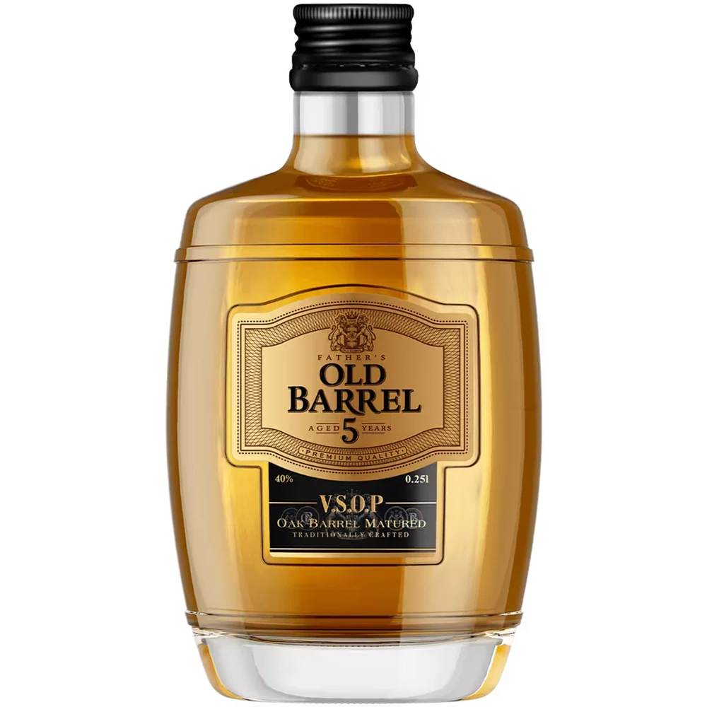 Коньяк Father's Old Barrel 5 лет, 0,25 л — Россия