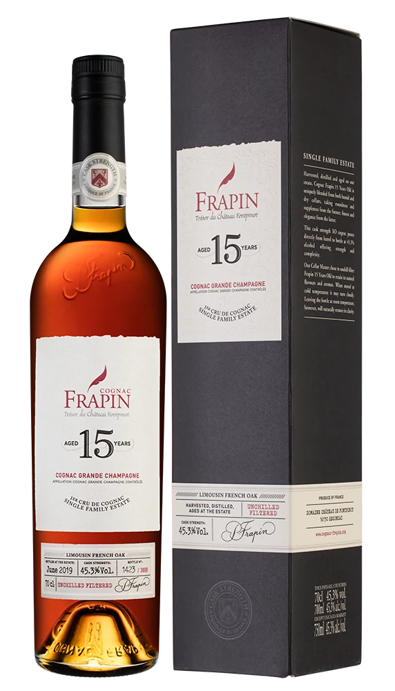 Коньяк Frapin 15 years old Cask Strength в подарочной упаковке, 0,7 л — Франция