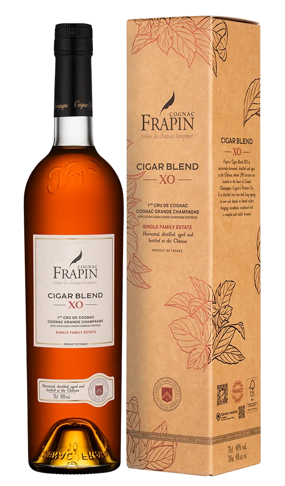 Коньяк Frapin Cigar Blend Vieille Grande Champagne 1er Grand Cru du Cognac в подарочной упаковке, 0,7 л — Франция