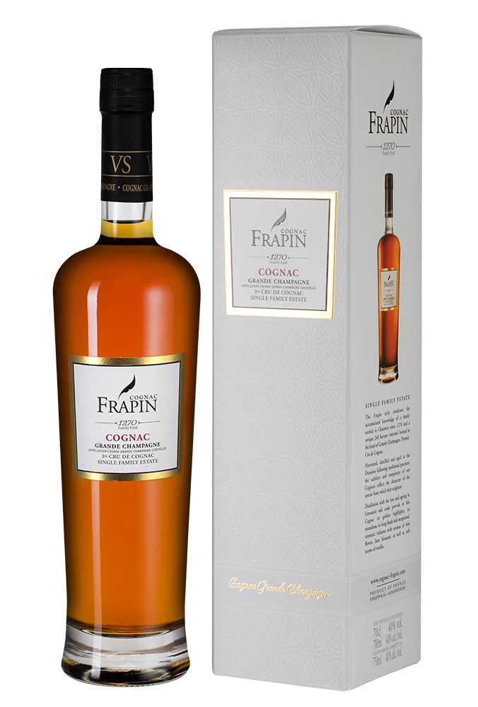 Коньяк Frapin VS 1270 Grande Champagne в подарочной упаковке, 0,7 л — Франция