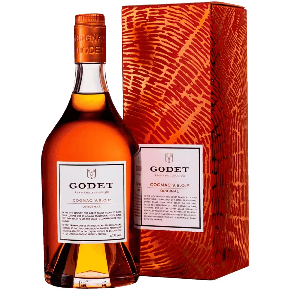 Коньяк Godet Original VSOP 0,7 л в подарочной упаковке — Франция