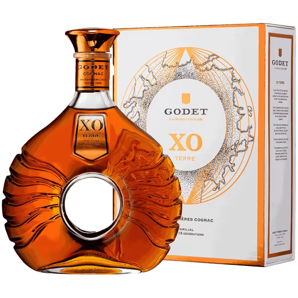 Коньяк Godet XO 0,7 л в подарочной упаковке — Франция