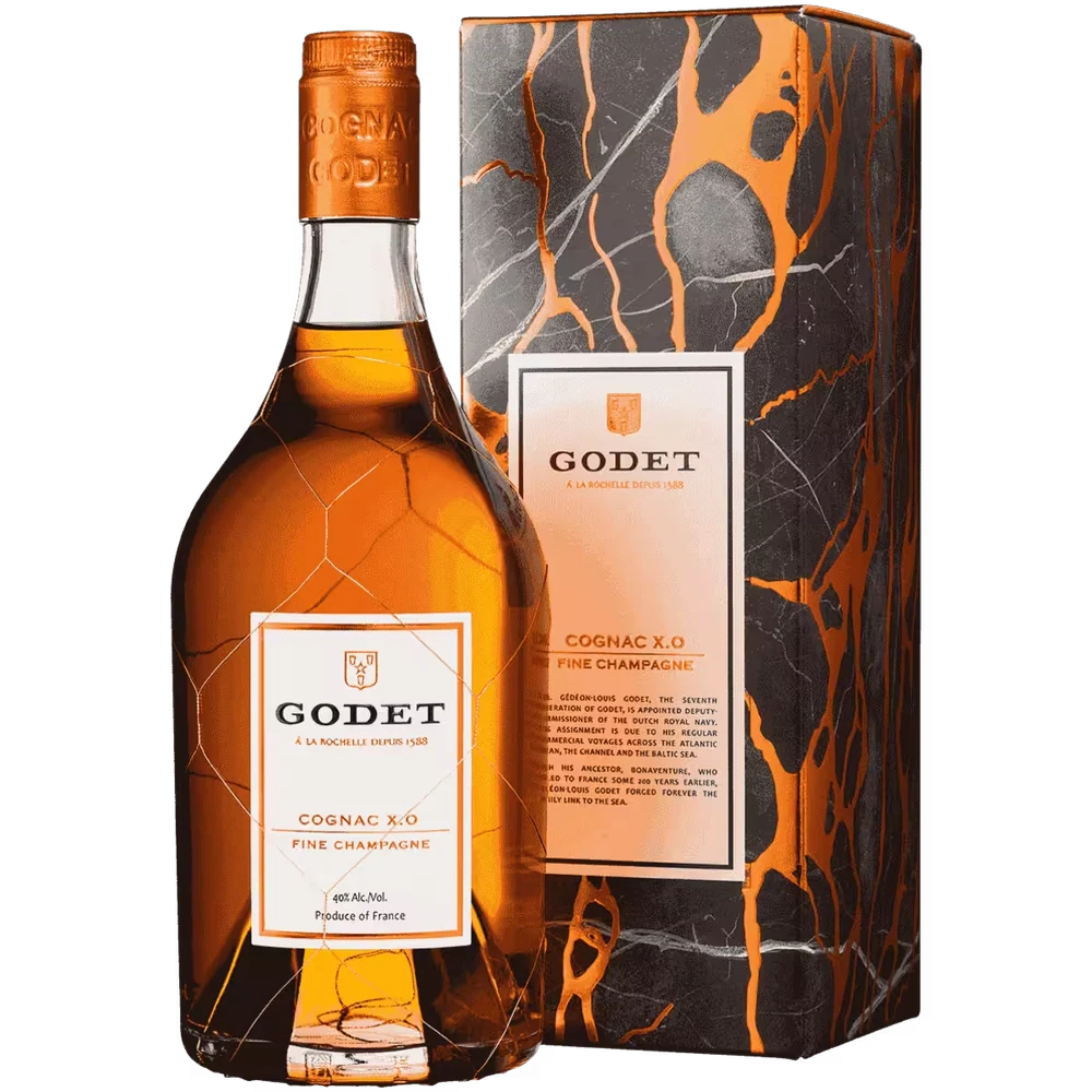 Коньяк Godet XO Fine Champagne 0,7 л в подарочной упаковке — Франция