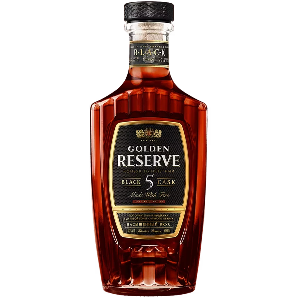 Коньяк Golden Reserve Black Cask 5 лет, 0,5 л — Россия