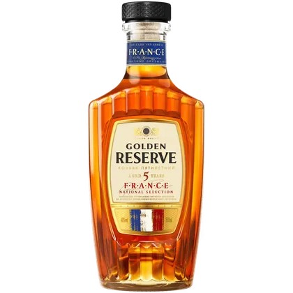 Коньяк Golden Reserve France 5 лет, 0,5 л — Россия