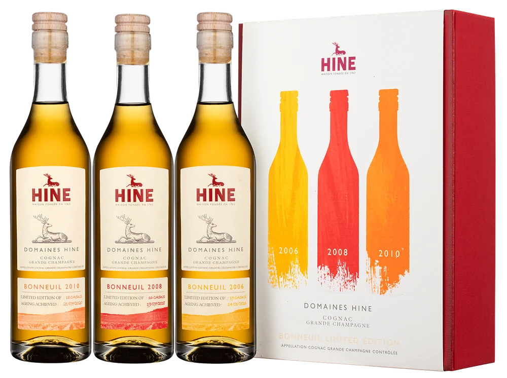 Коньяк Hine Bonneuil Limited Edition: 2006, 2008, 2010, 0,2 л — Франция