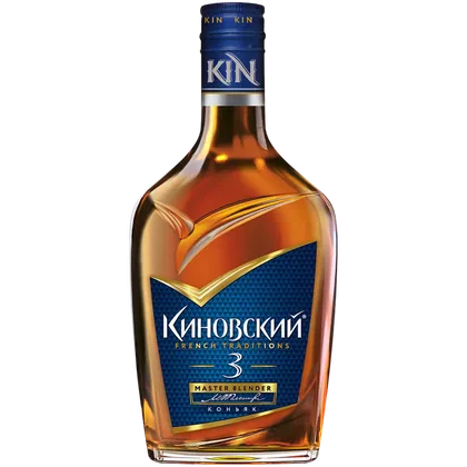 Коньяк Киновский 3 года, 0,25 л — Россия