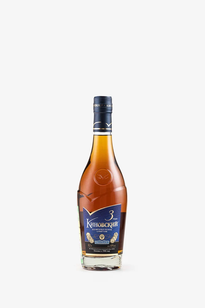 Коньяк Киновский 3 года, 0,5 л — Россия