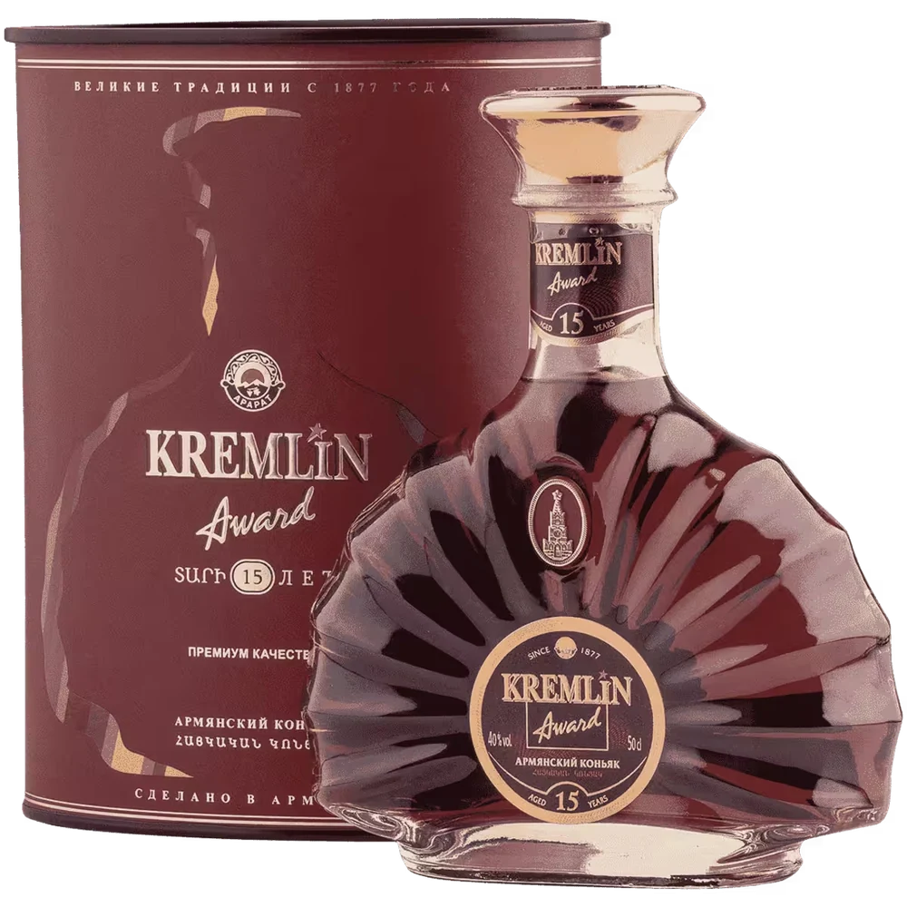 Коньяк Kremlin Award 15 лет 0,5 л в подарочной упаковке — Армения