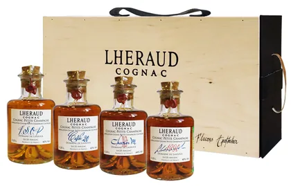 Коньяк Набор Lheraud Cognac VSOP, Cuvee 20, XO, 1996 4 х, 0,2 л — Франция