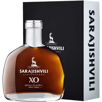 Коньяк Sarajishvili ХО 10 лет 0,5 л в подарочной упаковке — Грузия