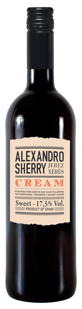 Херес Alexandro Cream 17,5%, 0,75 л — Испания