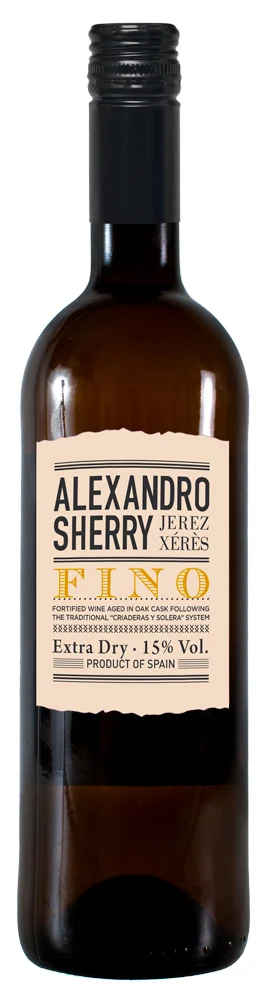 Херес Alexandro Fino 15%, 0,75 л — Испания