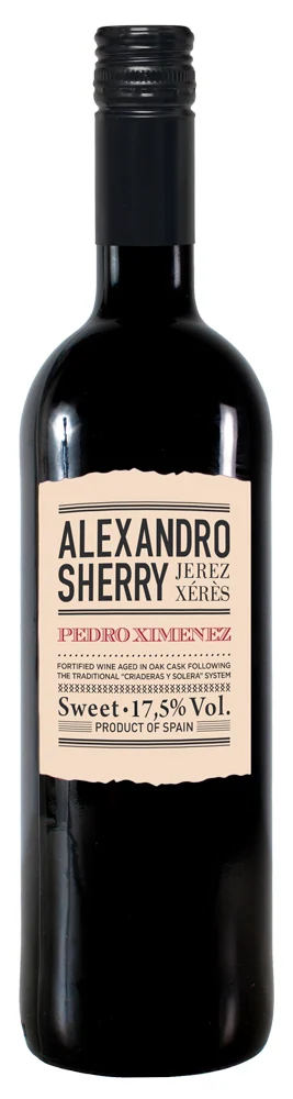 Херес Alexandro Pedro Ximenez 17,5%, 0,75 л — Испания