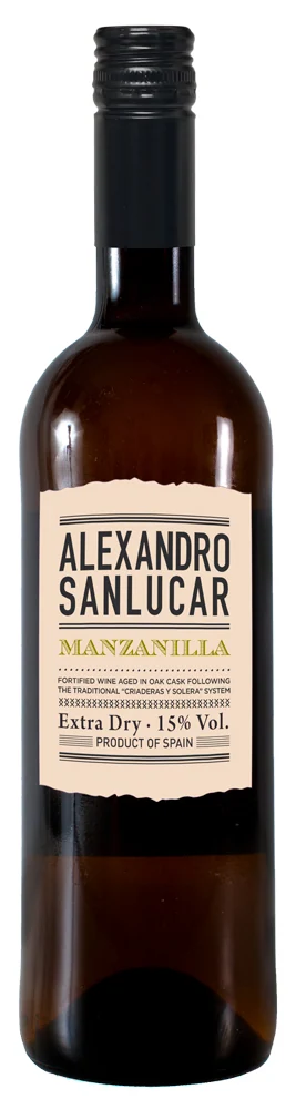 Херес Alexandro Sanlucar Manzanilla 15%, 0,75 л — Испания