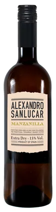 Херес Alexandro Sanlucar Manzanilla 15%, 0,75 л — Испания