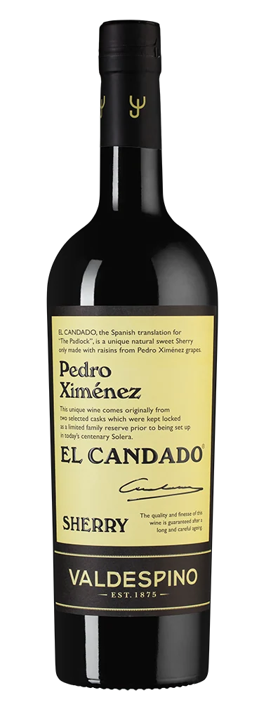 Херес Pedro Ximenez El Candado, Valdespino, 0,75 л — Испания