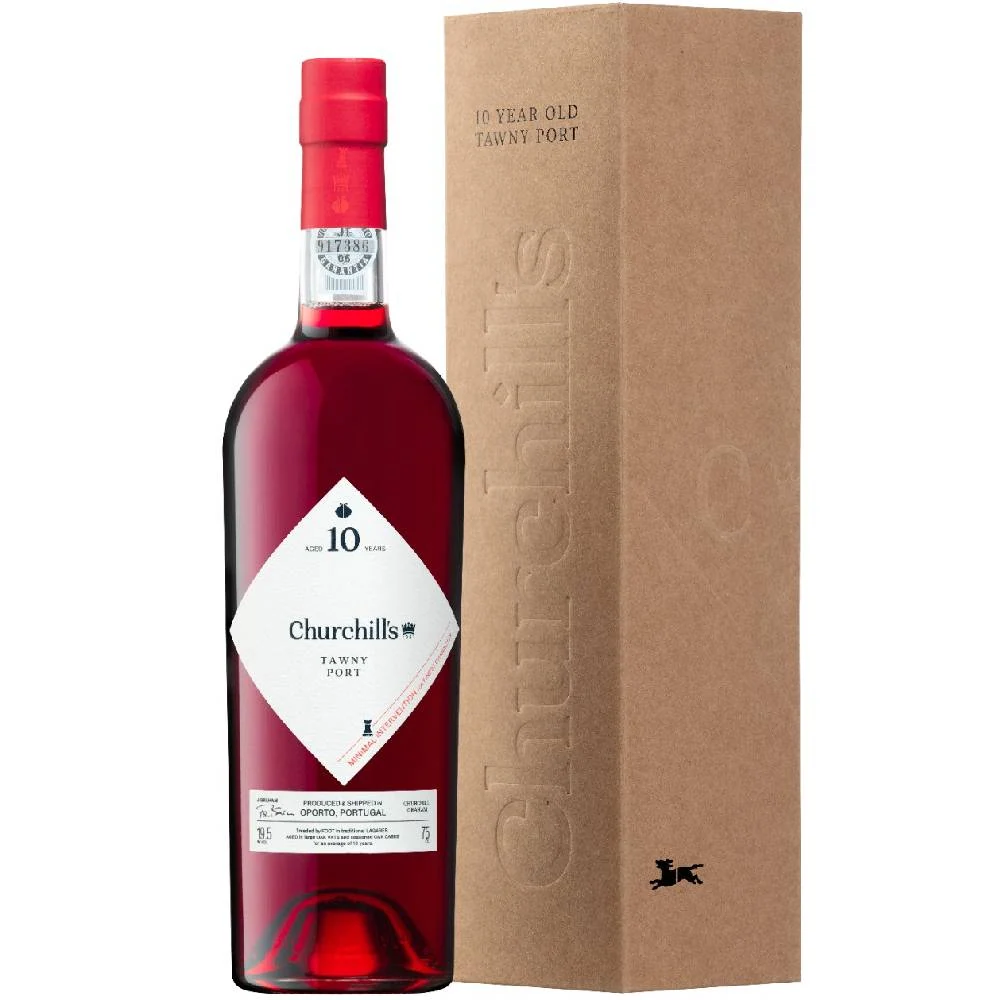 Портвейн Churchill’s Tawny Port 10 Years Old (gift box), 0,75 л — Португалия