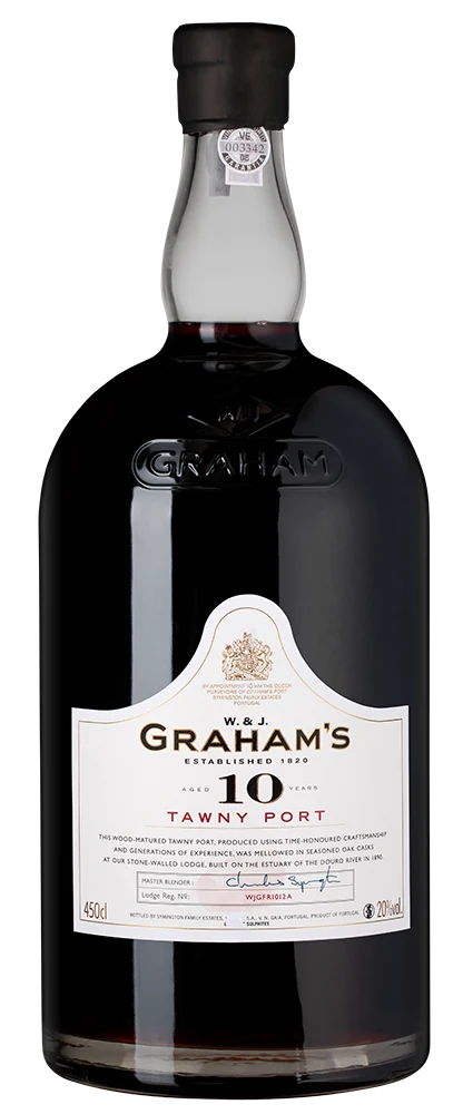 Портвейн Graham`s 10 Year Old Tawny Port в подарочной упаковке, 4,5 л — Португалия