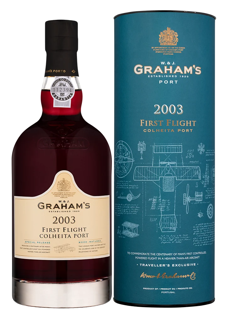 Портвейн Graham`s First Flight Colheita Port в подарочной упаковке, 0,75 л — Португалия