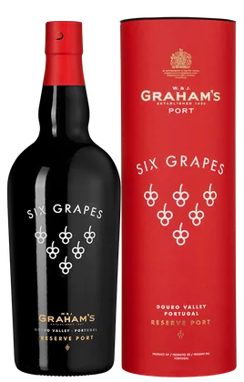 Портвейн Graham`s Six Grapes Reserve Port в подарочной упаковке, 0,75 л — Португалия