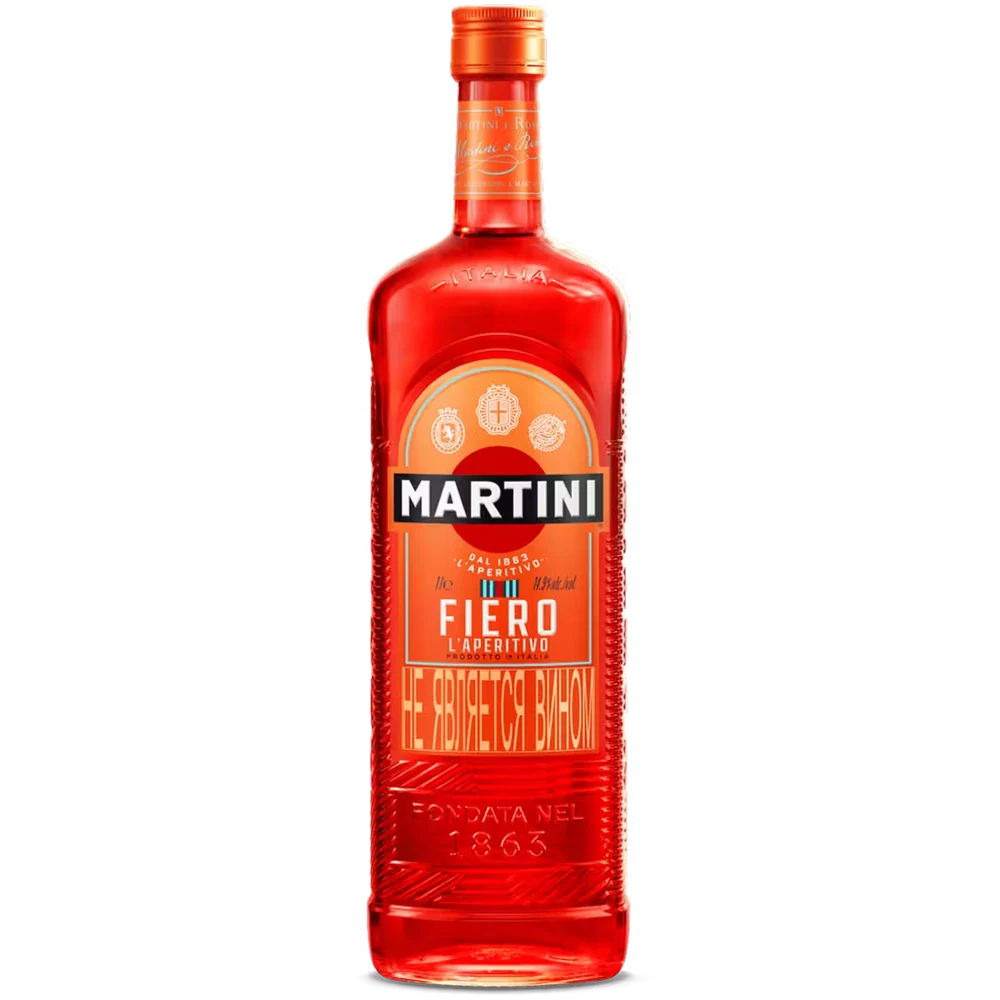 Вермут Martini Fiero сладкий, 1 л — Италия