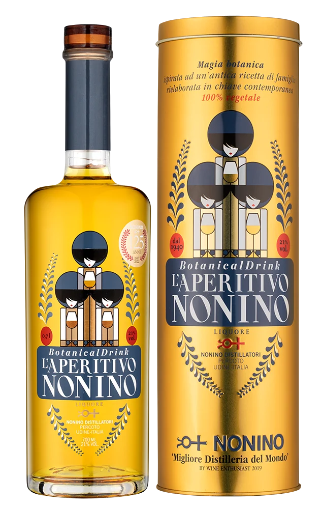 Ликер L'Aperitivo Botanical Drink Nonino в подарочной упаковке, 0,7 л — Италия
